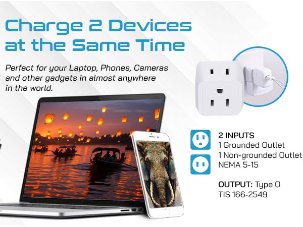 usa to thailand power adapter