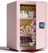 Mutak 2.0 Cub Biometric Safe Auto-Open Fingerprint Safe with Digital Touchscreen Lock Dual Alarm ...