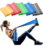 Starktape Resistance Bands. 100% Malaysian Natural Latex Band. Perfect for Physical Therapy, Home...