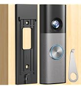 No-Drill Adhesive Mount for Ring Newest 2026 Battery Doorbell, No Drilling Wireless Video Camera ...