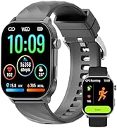 ALRETOME Smart Watch for Men(Answer/Make Calls),Built-in GPS,Fitness Tracker,2.1" Touch Screen, H...