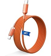 AHFYCIH 60W USB C to USB C Phone Charger Cable 3FT for iPhone 17E 17 Pro Max 16 15,60 Watt 45W 40...