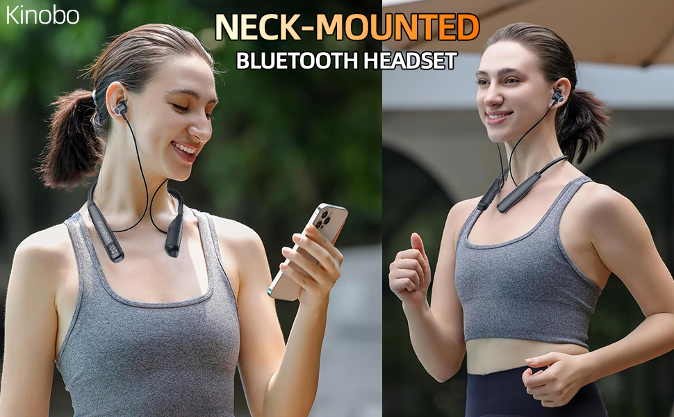neck band bluetooth earbuds neck headphones wireless bluetooth headphones neck bluetooth headphones