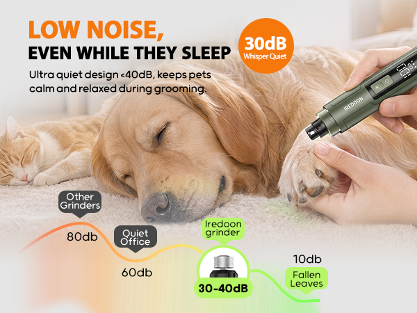 dog nail grinder quiet