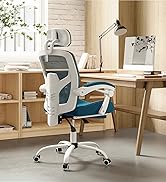 Sweetcrispy Office Computer Desk Chair Set of 2, Ergonomic High-Back Mesh Rolling Work Swivel Cha...