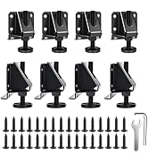 Heavy Duty Leveling Feet, 8 Pack Adjustable Furniture Levelers with 2640 LB Capacity, 2" Height A...