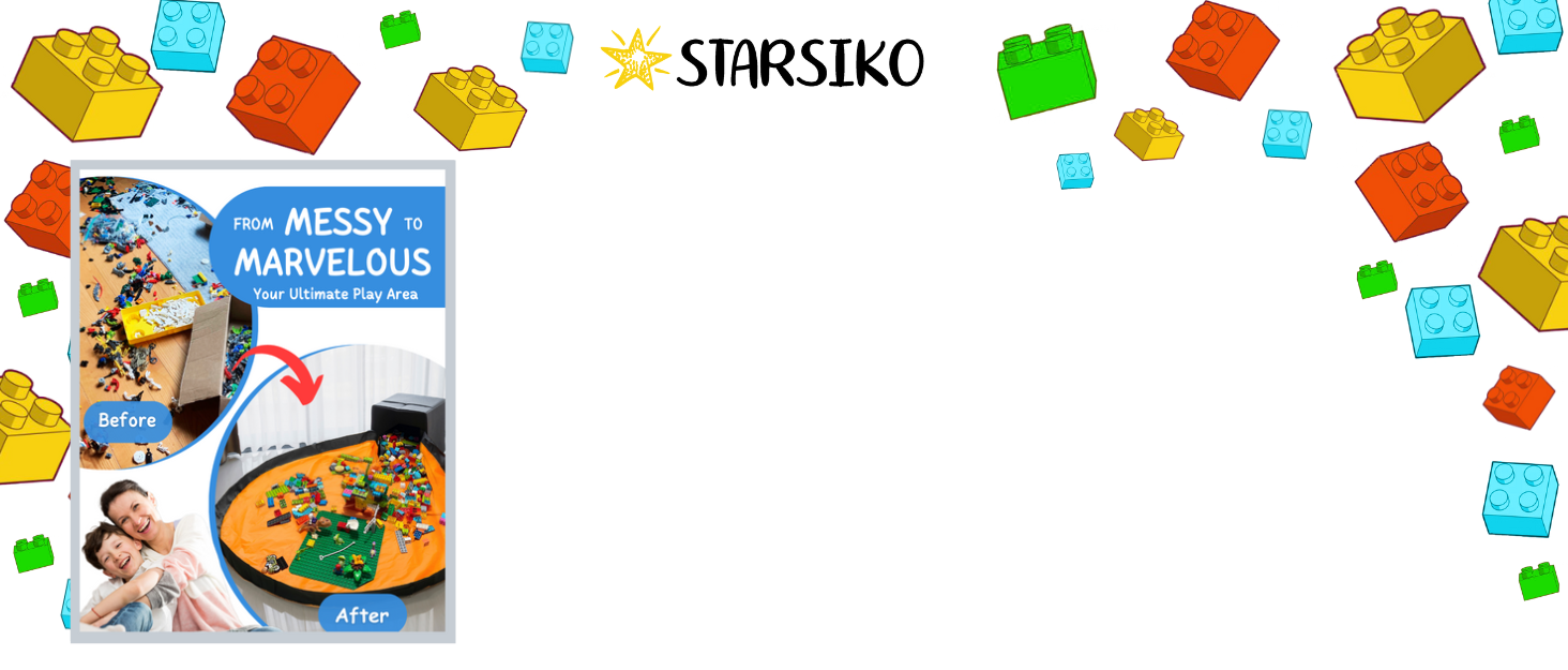 STARSIKO toy storage organizers