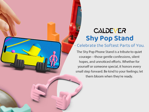 Shy Cell Phone Stand for Teens Girls Boys Gifts Phone Holder for Desk