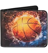 Kids Wallets for Boys Girls Teen, Birthday Gift for 5 6 7 8 9 10 11 12 13 Year Old Boys, Basketba...