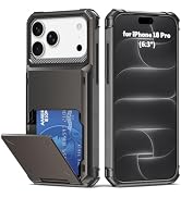 AFGHOA for iPhone 18 Pro Wallet Case 5 Credit Card Holder Case for 18 Pro | 6.3 Inch,Flip Cover S...