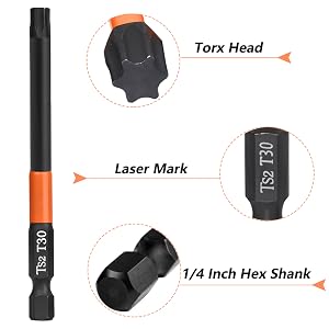Star Screwdriver Bits Set