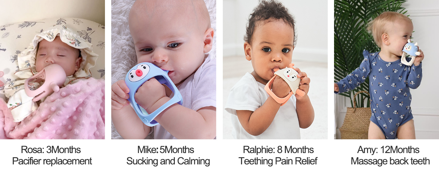 From New Born to 12Months Teething Toys
