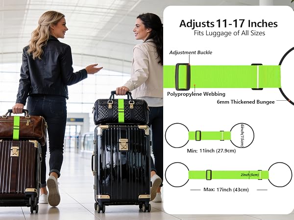Luggage Connector Straps for Suitcases
