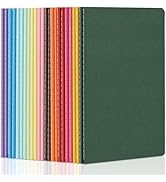 ZCZN 24 Pack Colorful Blank Notebooks Bulk, A5 Journals with 12 Colors, 60 Pages/30 Sheets, 8.3x5...