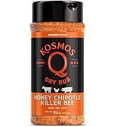 Kosmos Q Honey Chipotle Killer Bee BBQ Dry Rub - Sweet & Spicy Pork Rub Seasoning for Ribs, Chick...