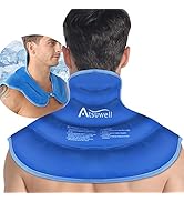 Atsuwell Ice Pack for Neck and Shoulders Cold Compression, Shoulder Ice Packs Reusable Gel Pack, ...
