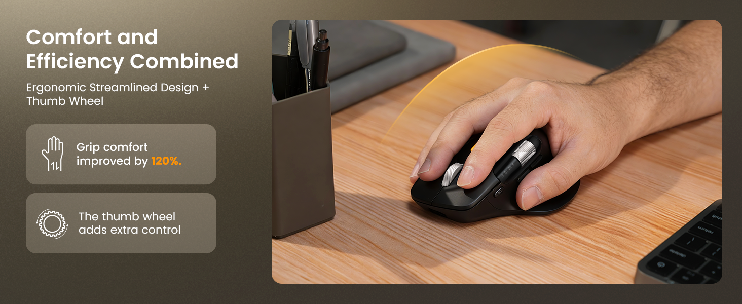EM25 Ergonomic Wireless Mouse