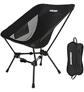 MARCHWAY Lightweight Folding Camping Chair, Stable Portable Compact for Outdoor Camp, Travel, Bea...
