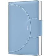 CAGIE Lined Journals for Writing Leather Journal for Women with Buckle Closure 192 Pages 100 GSM,...