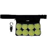 CoolNES - Ball Holder for Pickleball Tennis Golf - Adjustable Waist with Towel Hook Peg Accessori...