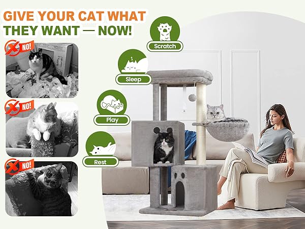 small cat tower
