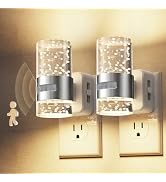 L LOHAS LED Motion Sensor Night Light,Dimmable Night Lights Plug into Wall, 2 Pack 3000K Night-Li...