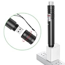 green flashlight