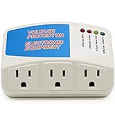 BSEED Voltage Protector, 3 Outlet Plug in Surge Protector for Home Appliance Multi Function Plug ...