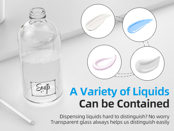 clear soap dispenser for bathroom