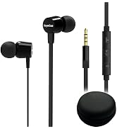 Joymiso Tangle Free Earbuds for Kids Women Small Ears with Case, Comfortable Lightweight in Ear H...