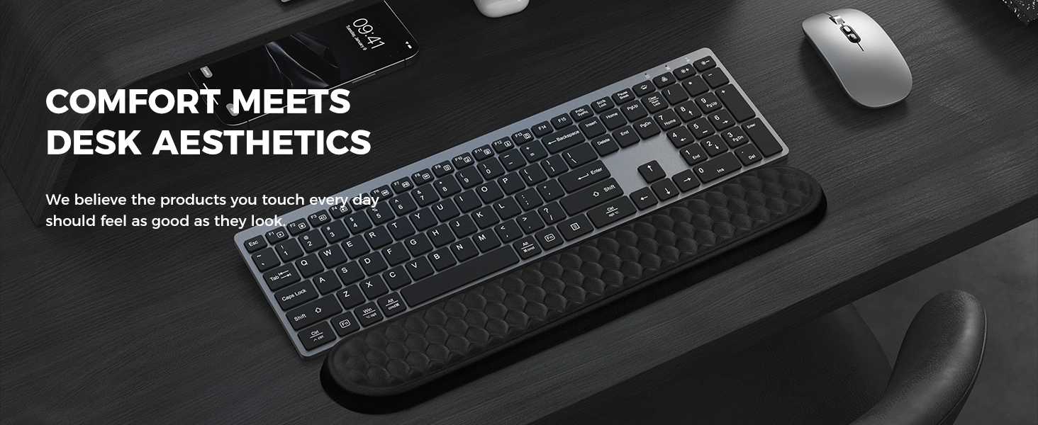 ergonomic keyboard pad