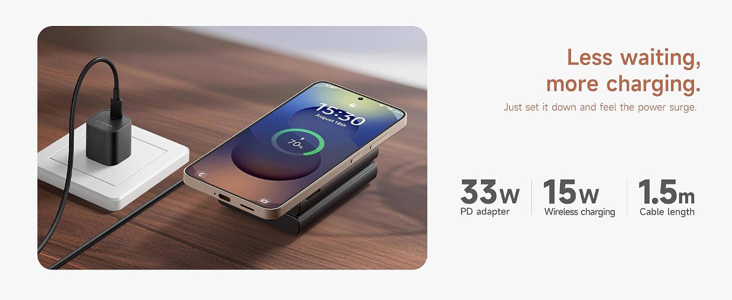 Less watiting more charging