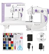 Magicfly Mini Sewing Machine for Beginner, Dual Speed Portable Sewing Machine Machine with Extens...