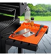 Silicone Tools Mat for Griddle Kitchen Cooking Baking Countertop-Side Shelf Spatula Mat with Drip...