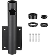 Yescom Flagpole Dock Side Bracket Universal Flag Pole Deck Holder Sleeve Fits for Pole Diameter 1...
