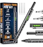 Cool Gifts For Men Woman, 6 IN 1 Multitool Pen For Him Father Grandpa Husband Boyfriend, Unique M...
