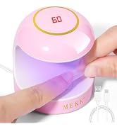 MEKK Mini UV Light for Gel Nails,18W Single Finger UV LED Nail Lamp,Portable Small Professional F...