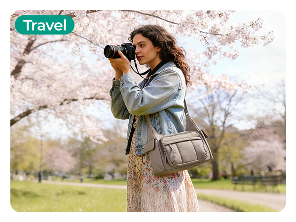 BAGSMART camera sling bag
