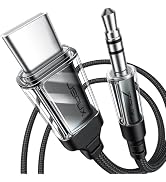 JSAUX USB C to 3.5mm Aux Audio Cable Compatible for iPhone 15 Pro Max, Type C to 3.5mm Headphone ...