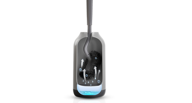 HAMITOR 360° Deep Cleaning Toilet Brush