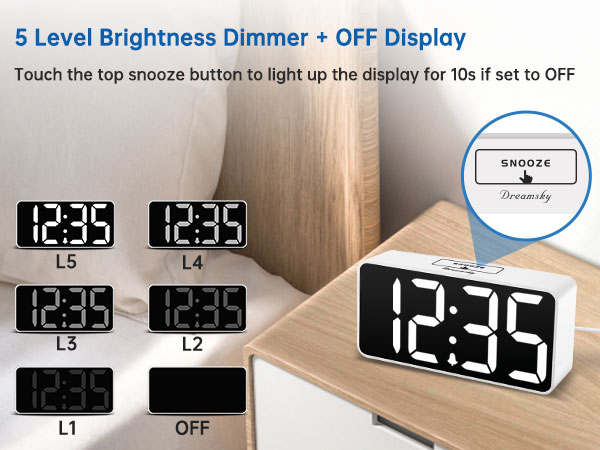 digital desk clock