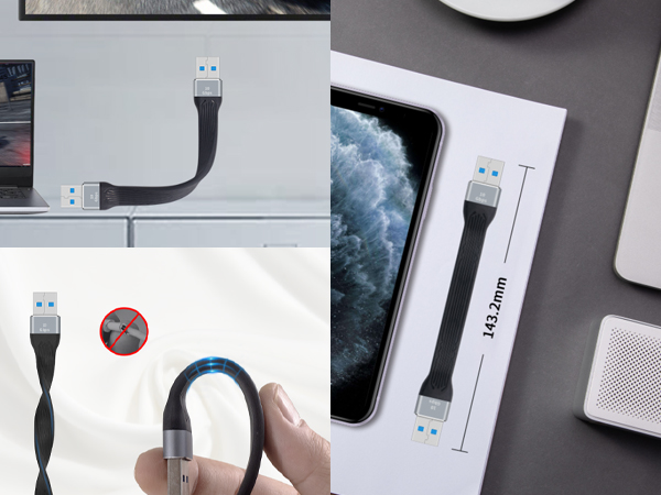 USB 3.0 Type A Male to Male Cable