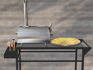 grill cart with wheels