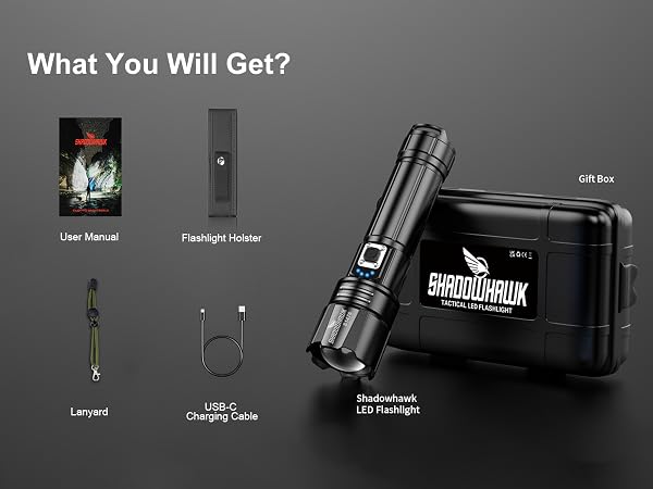 flashlights high lumens rechargeable