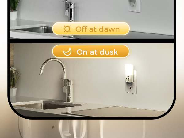 dusk to dawn night light