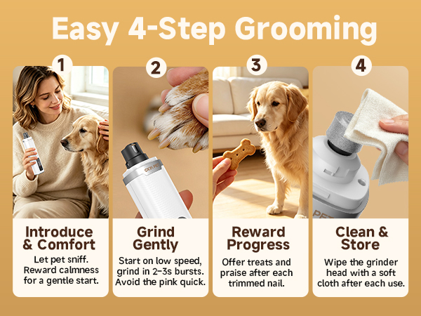 Easy 4-Step Grooming