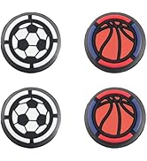 GORGECRAFT 1 Box 4Pcs Joycon Silicone Button Covers 22mm Soft Non Slip Basketball Football Joysti...