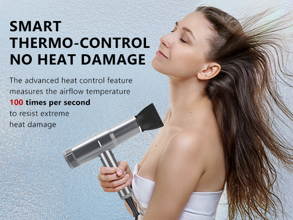 Hair Dryer with Temperature Control