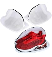 Vivifying Shoe Washing Bag, Set of 3 Mesh Shoe Laundry Bags with Zip Closure for Sneakers, Runnin...