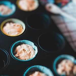 24 Cup Nonstick Carbon Steel Mini Muffin and Cupcake Pan